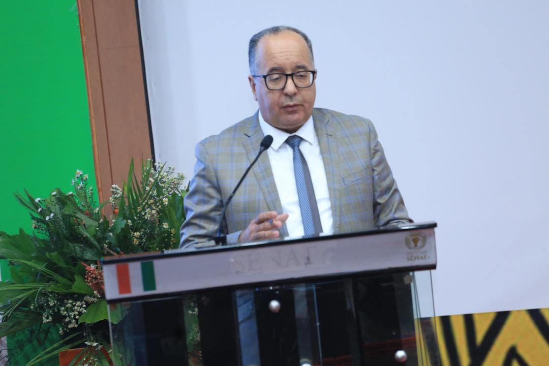 كلمة السيد صالح قوجيل، رئيس مجلس الأمة، أمام ملتقى مجالس الشيوخ في إفريقيا، ألقاها نيابة عنه السيد مولود مبارك فلوتي، عضو مجلس الأمة
